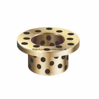 Buje del transporte del cubo del excavador del bronce del reborde de cobre de la autolubricación