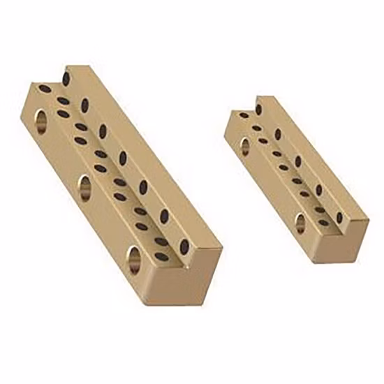 Placa de bronce sin aceite con tapones de grafito Cojinete por encargo Buje de bronce Transporte sin aceite